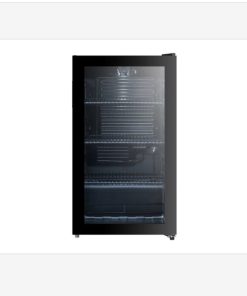 Glass Door Fridge in Black 93L (Kogan)